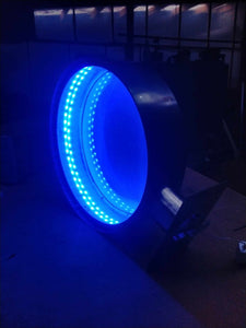 Double sided Round LED Light box