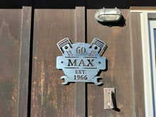 Personalized Workshop Name Sign