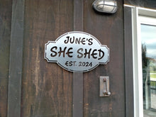 Personalized She Shed Sign