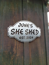 Personalized She Shed Sign