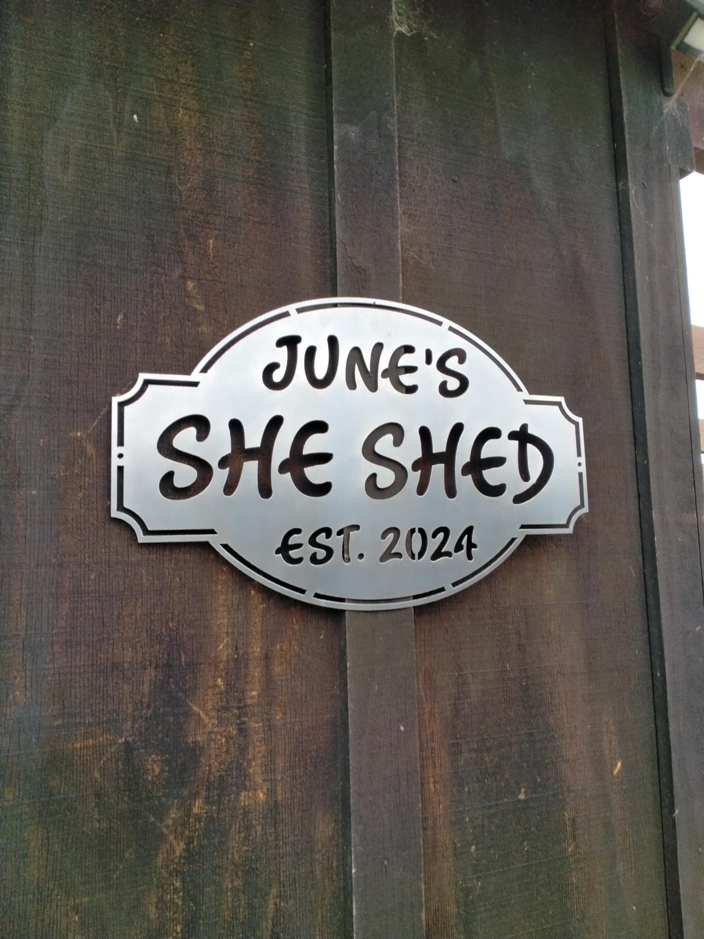 Personalized She Shed Sign