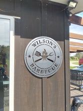 BBQ Disc Sign