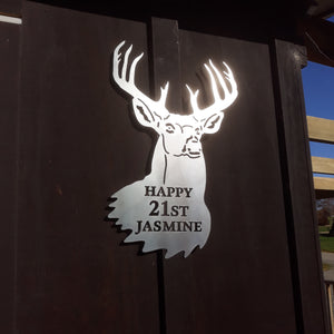 Personalized Stag with text