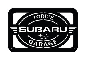 ** Personalized Garage Signs **